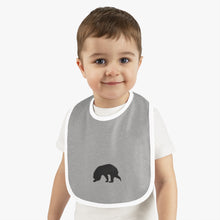Load image into Gallery viewer, Baby Contrast Trim Jersey Bib
