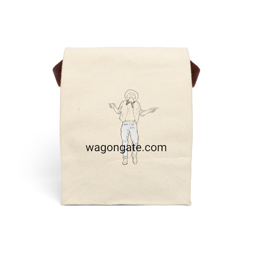 Canvas Lunch Bag With Strap